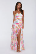 Pretty Much Perfect Strapless Maxi Dress Pink