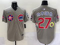 Men's Chicago Cubs Seiya Suzuki #27 Gray Player Jersey