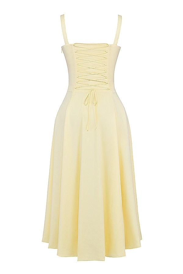 buttercup bustier sundress