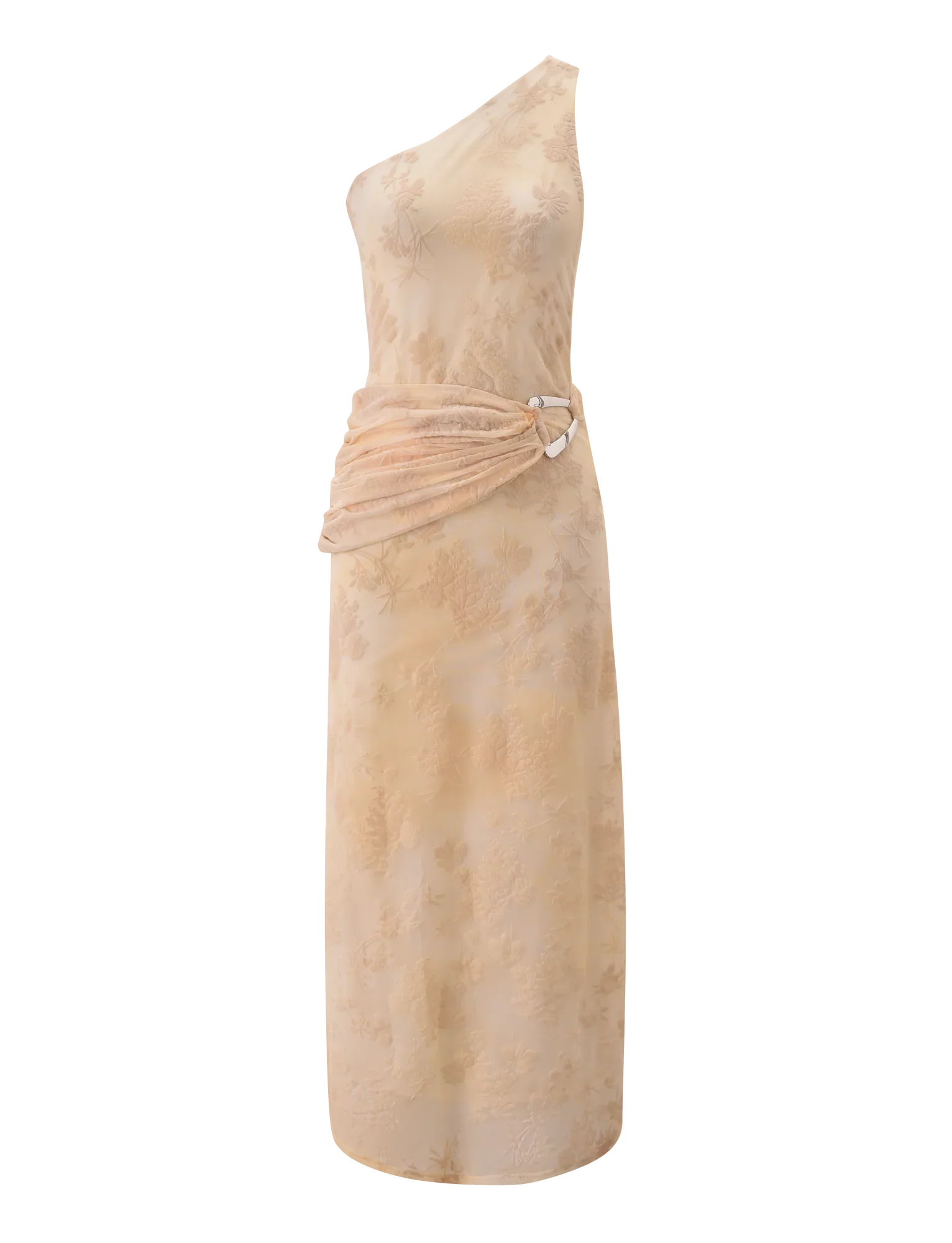 CHARLYSE ONE SHOULDER MAXI DRESS - BUTTER YELLOW