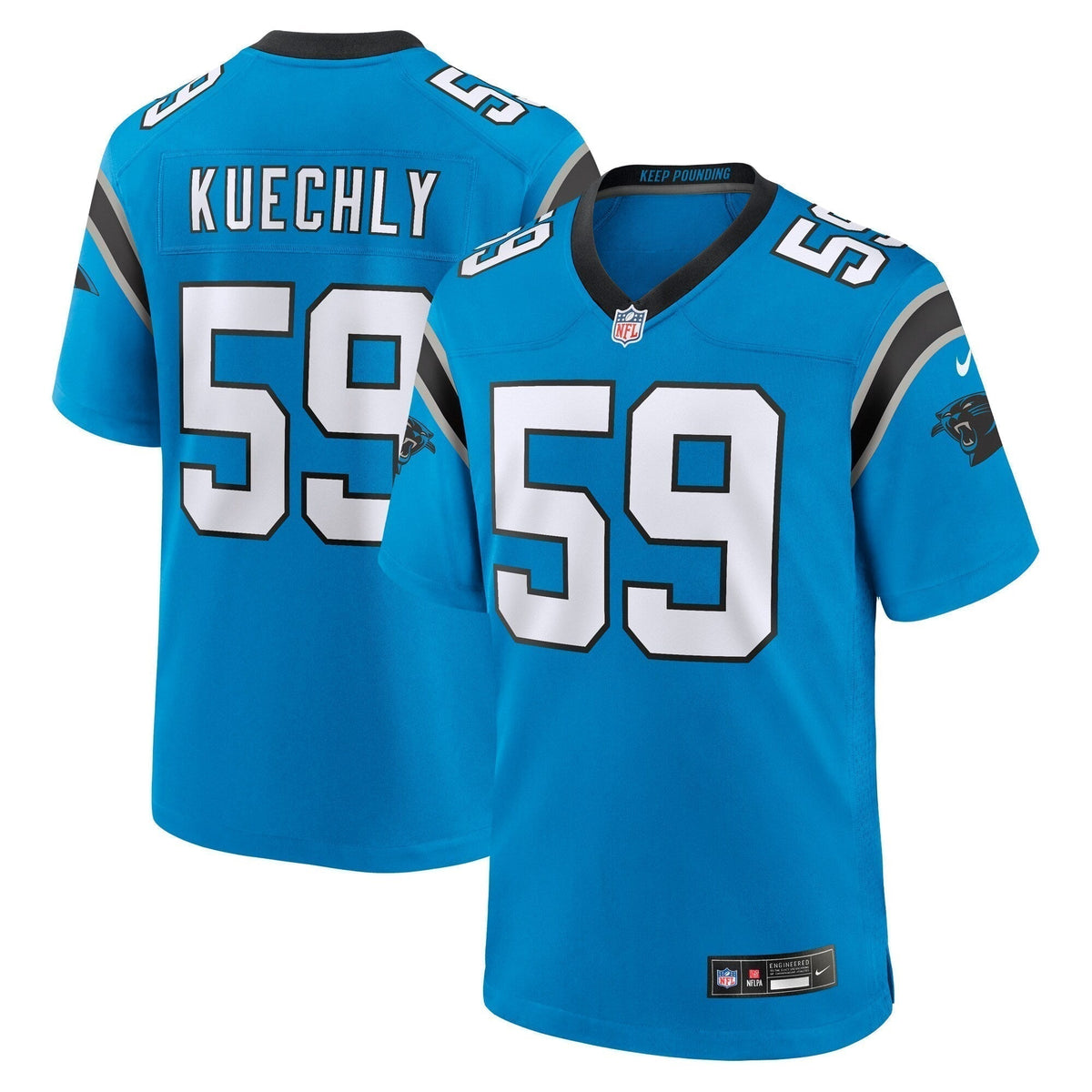 Luke Kuechly Carolina Panthers Nike Retired   Game Jersey - Blue
