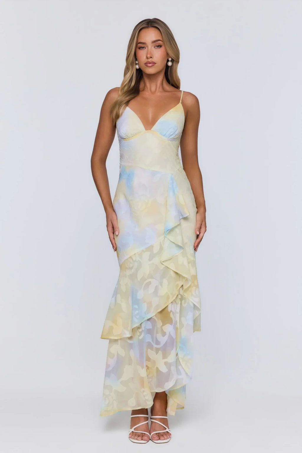 Hidden Sun Maxi Dress Yellow