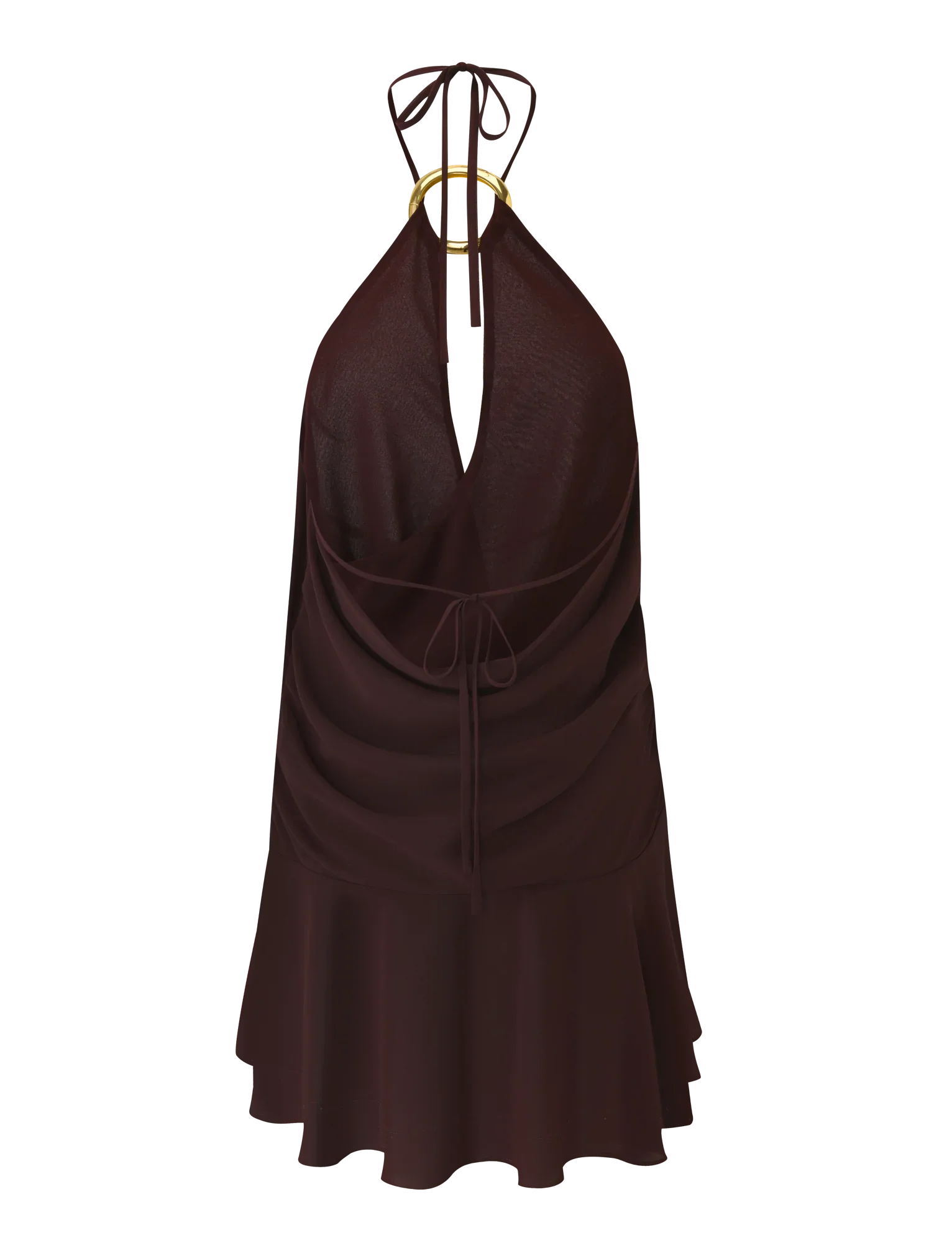 INDIGO MINI DRESS 2.0 - CHOCOLATE