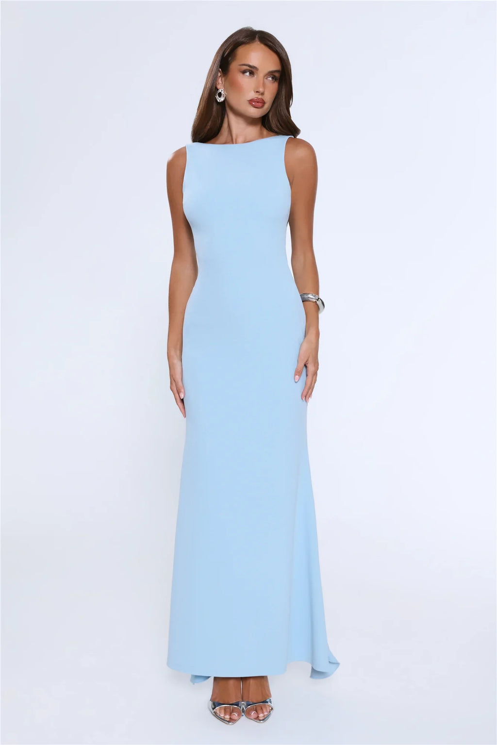 Glowing Goddess Maxi Dress Blue