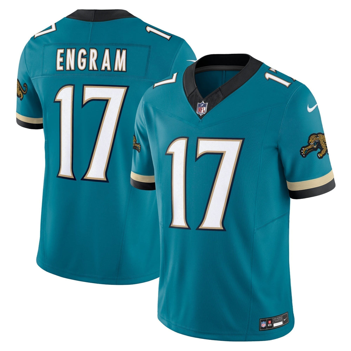 Evan Engram Jacksonville Jaguars Nike Prowler Throwback Vapor F.U.S.E. Limited Jersey - Teal