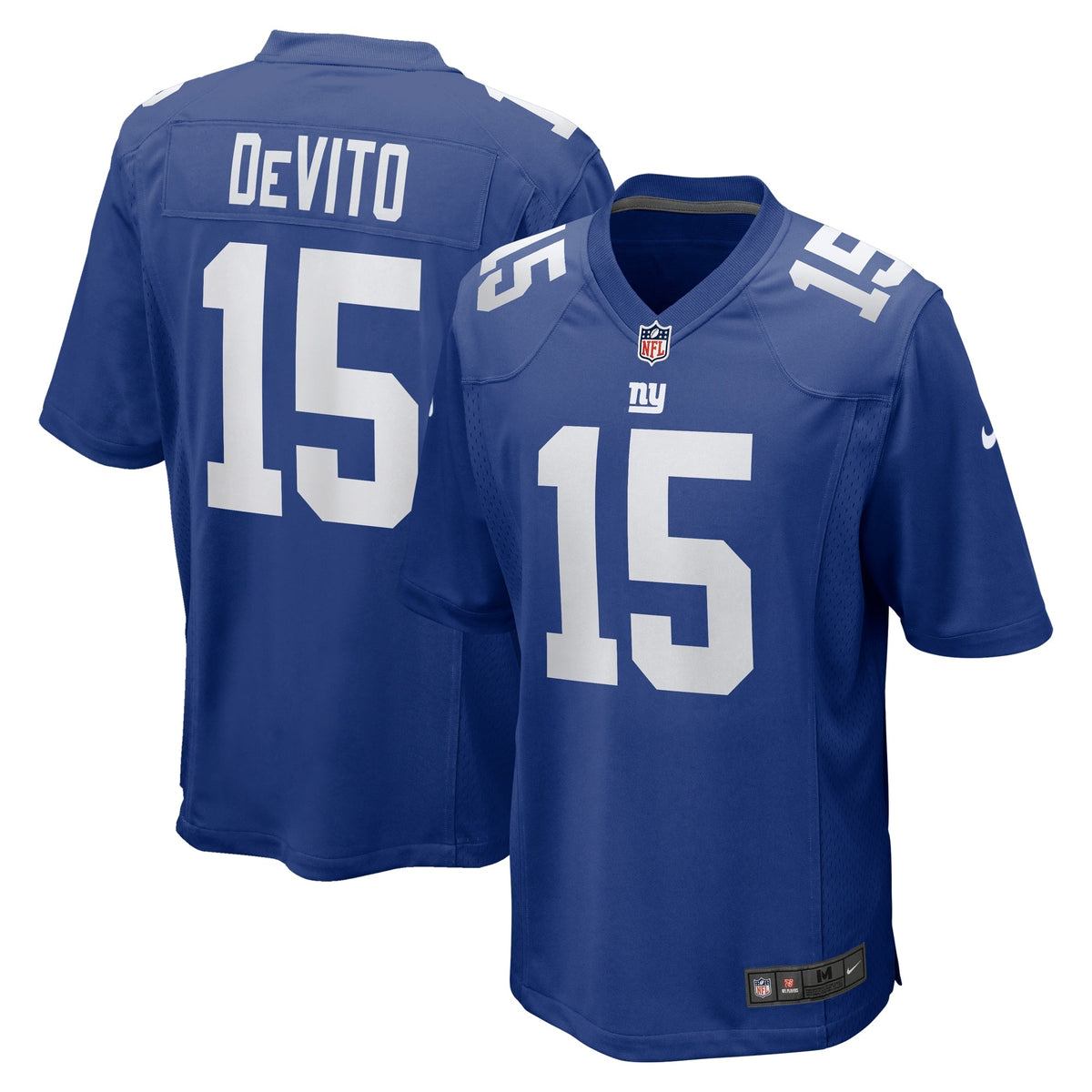 Tommy DeVito New York Giants Nike   Game Jersey - Royal