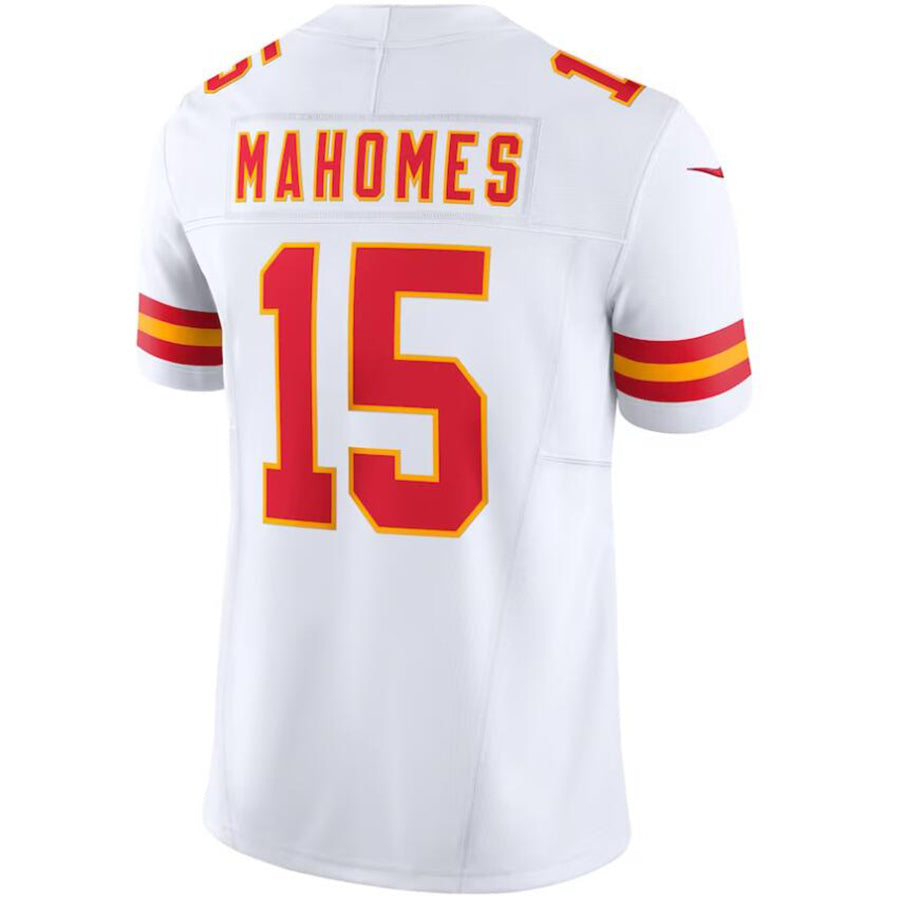 KC.Chiefs #15 Patrick Mahomes White Vapor F.U.S.E. Limited Game Football Jerseys