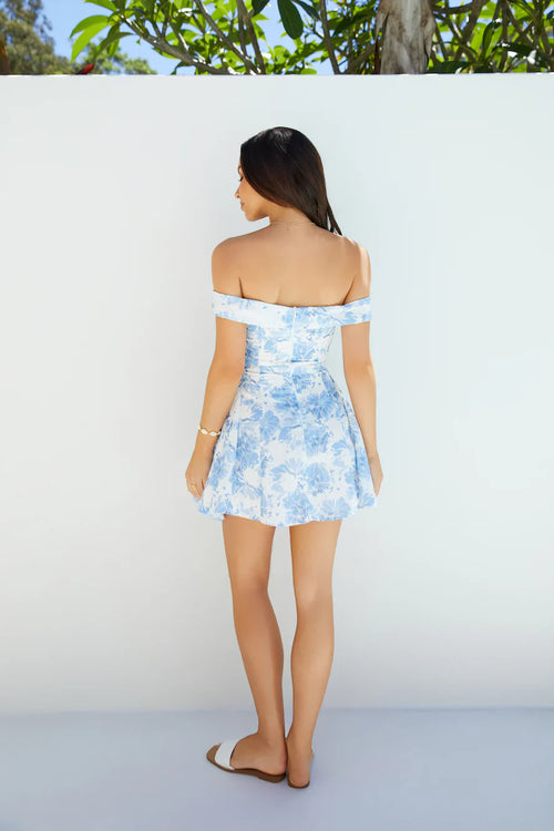 Carpri Nights Mini Dress Blue
