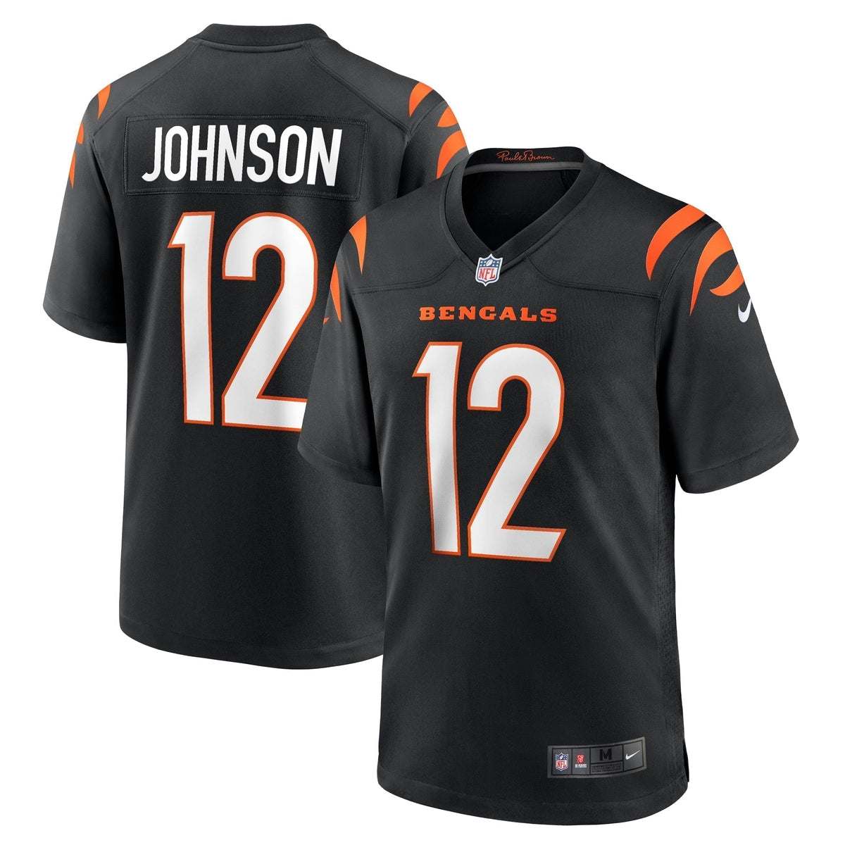 Tyron Johnson Cincinnati Bengals Nike Home Game   Jersey - Black