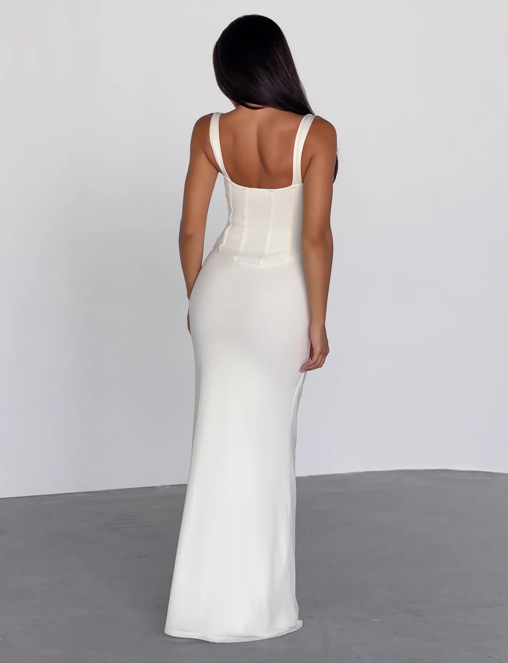 GINNY MAXI DRESS - OFF WHITE