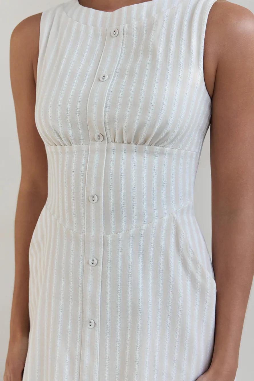 La Costa Mini Dress Beige