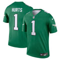 Jalen Hurts Philadelphia Eagles Nike Alternate Legend   Jersey - Kelly Green