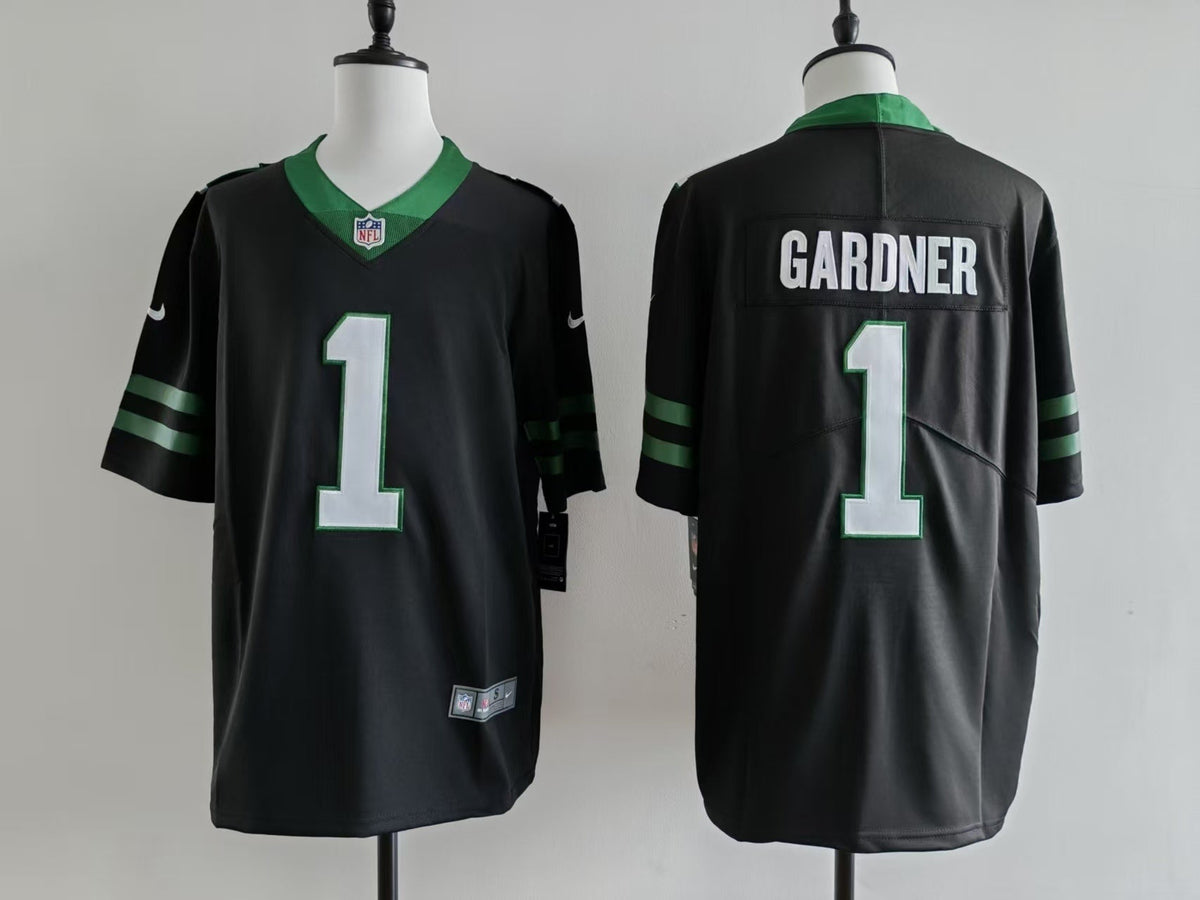 Men's New York Jets Ahmad Sauce Gardner Jersey-Black