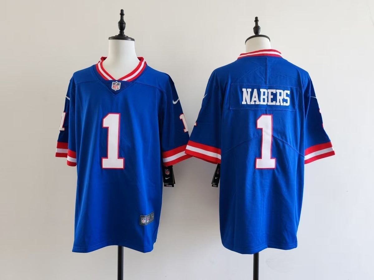 Men's New York Giants Malik Nabers Jersey