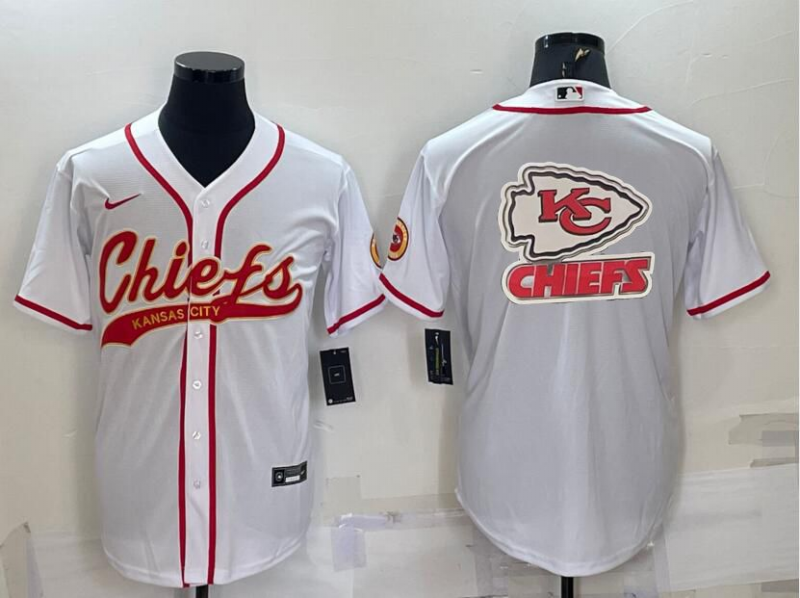 Men's Kansas City Chiefs White Game Jersey1
