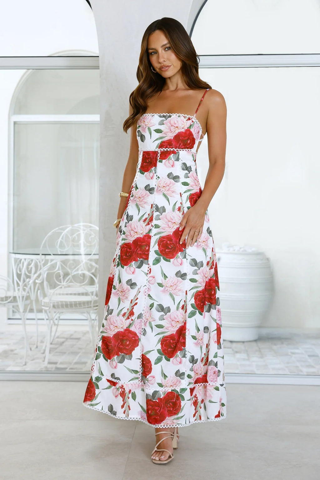 Softly Held Maxi Dress Floral