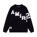 AMIRI 2024 Bew Sweater With Large 22-letter logo on back-Black