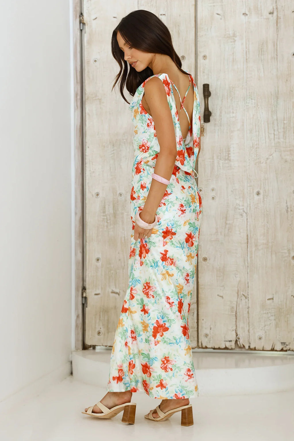 Coastal Maxi Dress Print