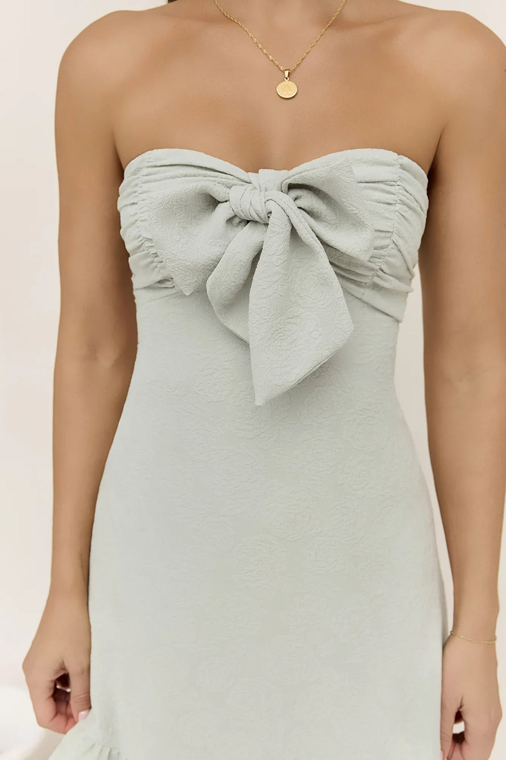 Palm Tree Dreaming Mini Dress Sage