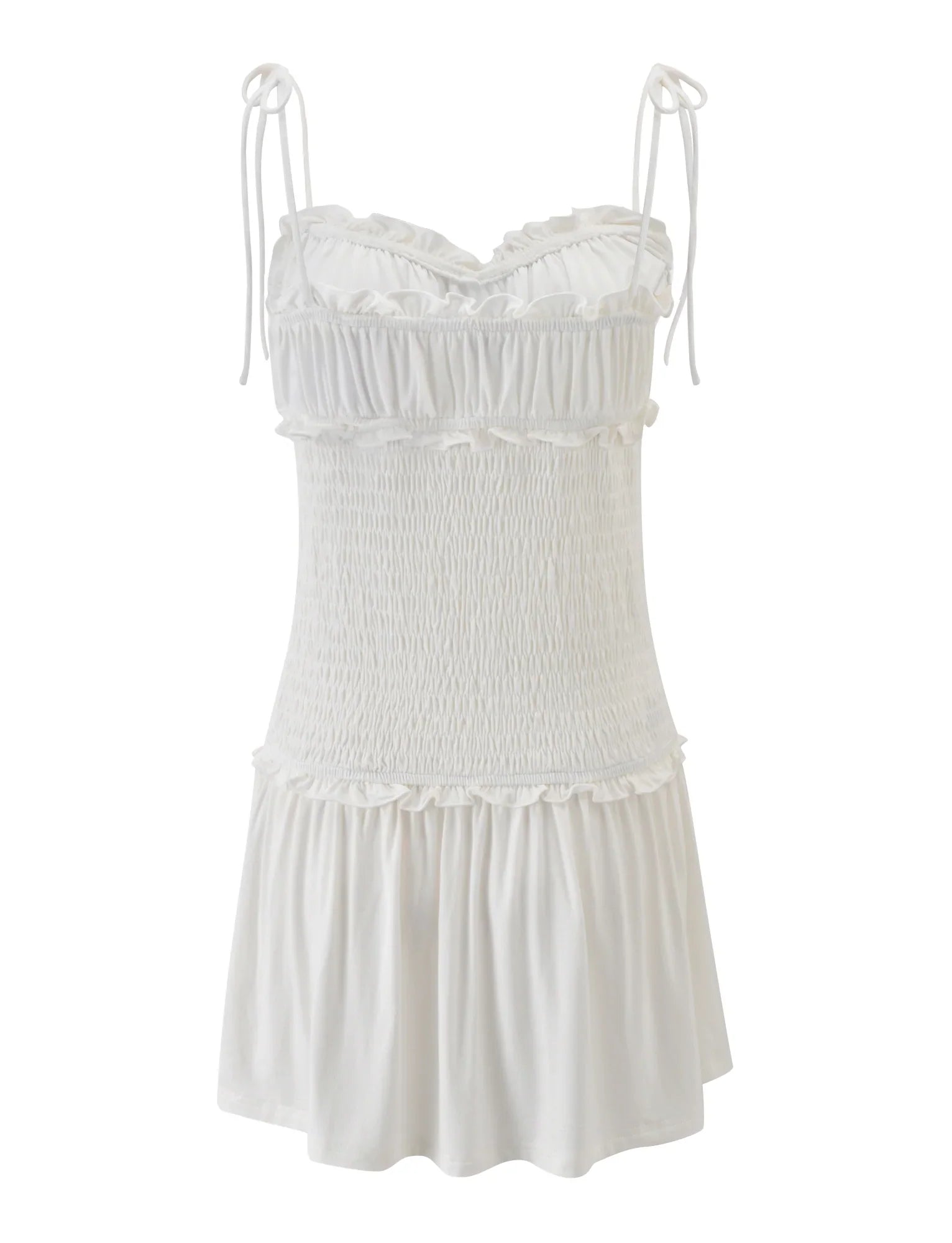 SAFIRA MINI DRESS - WHITE