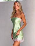 MILYANA MINI DRESS - PISTACHIO