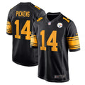 Pittsburgh Steelers George Pickens #14 Nike Black Color Rush NFL Game Jersey