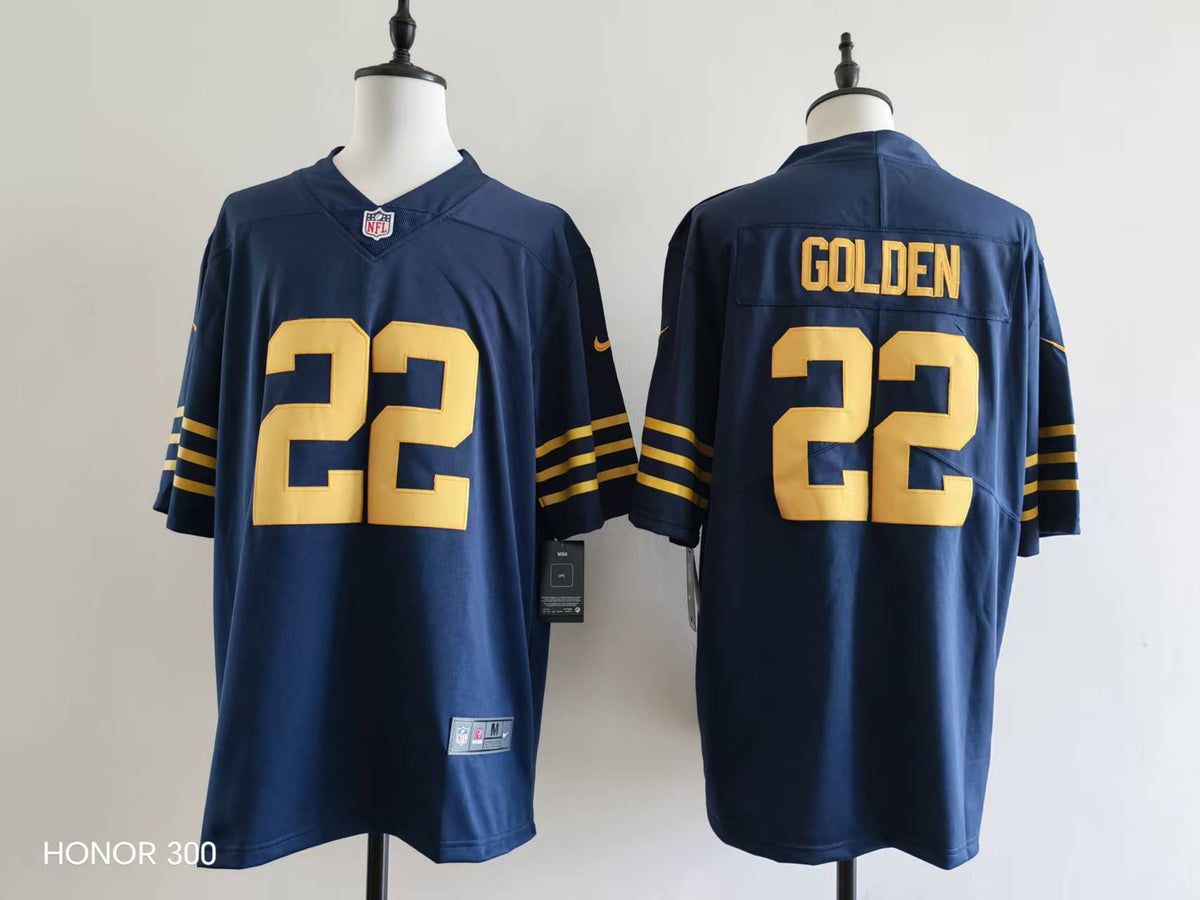 Men's Green Bay Packers Matthew Golden Nike Jersey #22