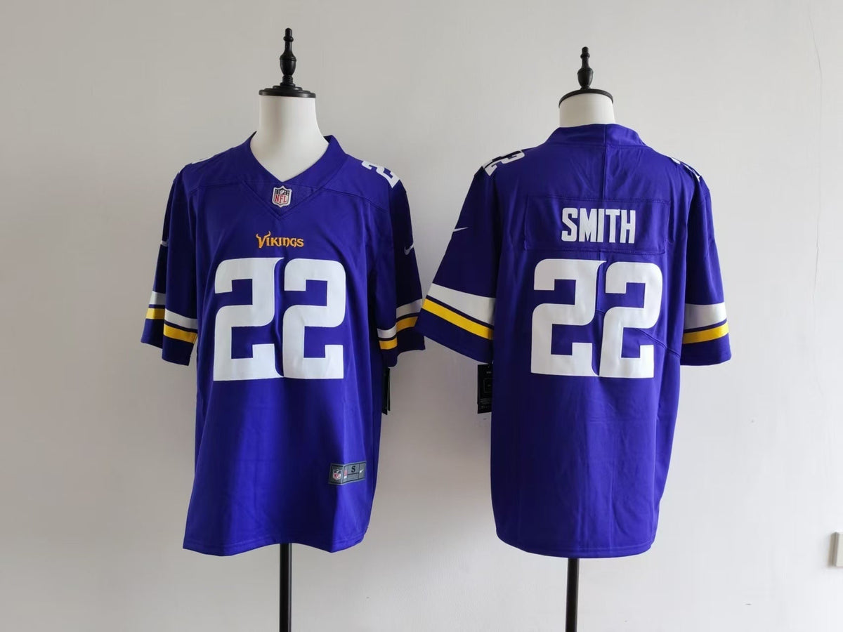 Men's Minnesota Vikings Harrison Smith Nike Jersey -  Purple#22