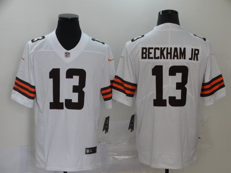 Men's Cleveland Browns Odell Beckham Jr. #13 White Game Player Jersey1