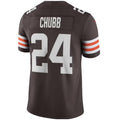 C.Browns #24 Nick Chubb Brown 1946 Collection Alternate Vapor Limited Football Jerseys