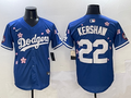 Men's Los Angeles Dodgers Clayton Kershaw #22 Royal Player Jersey