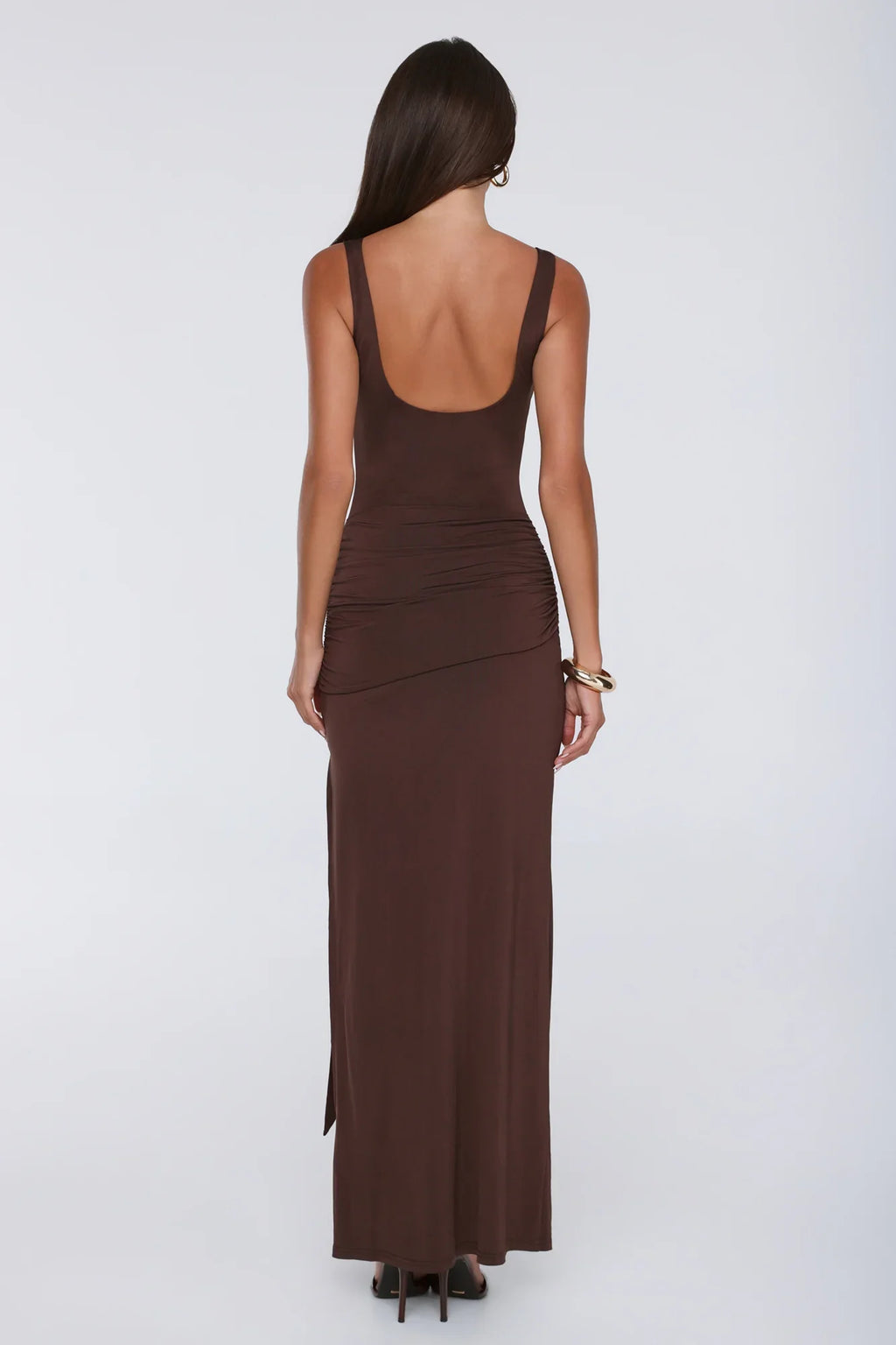 Maximum Style Maxi Dress Brown