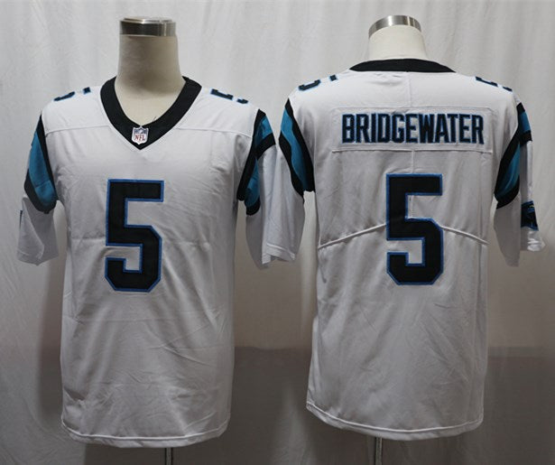 Men's Carolina Panthers Teddy Bridgewater #5 White Game Jersey1