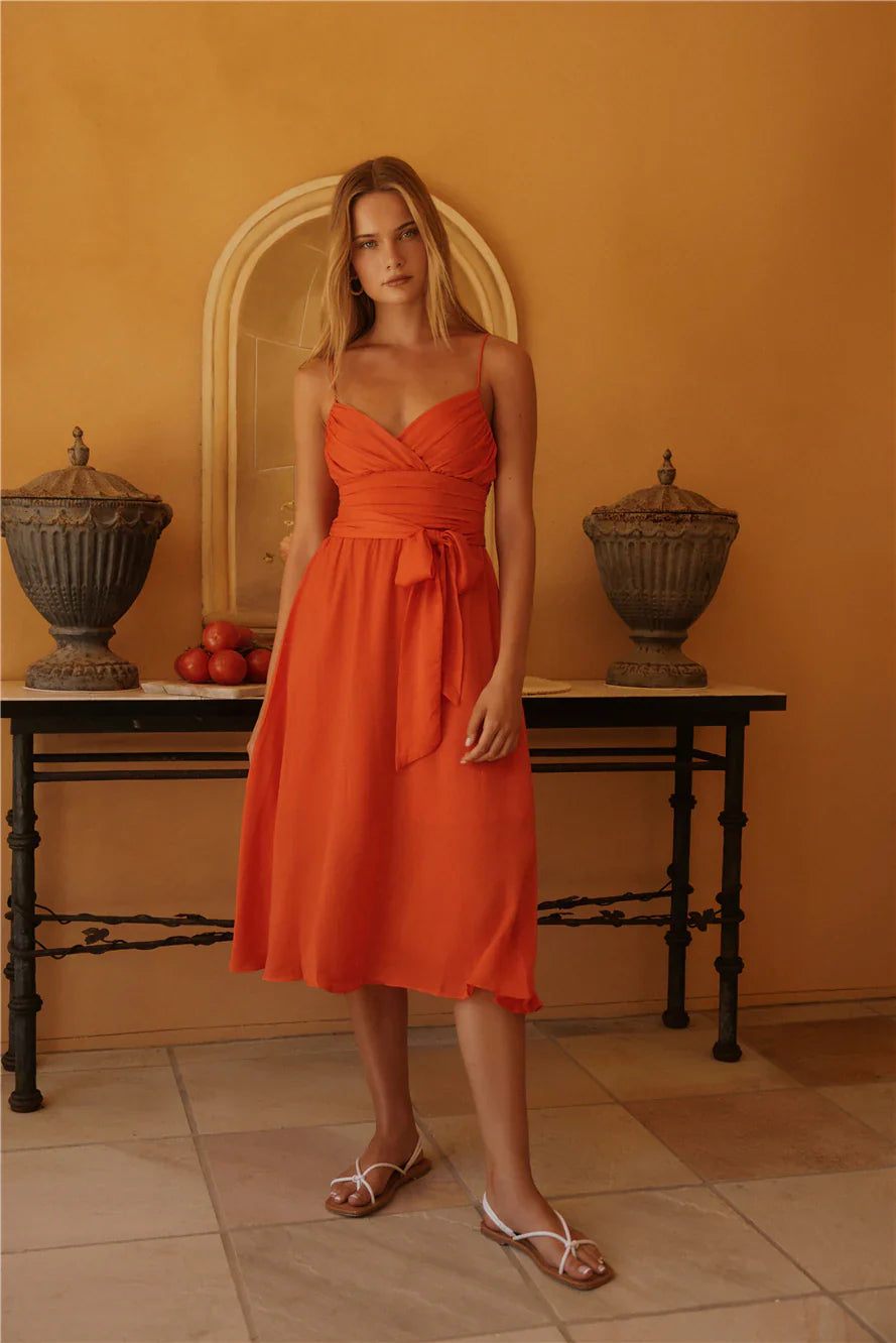 Lu & Lux Maxi Dress Red