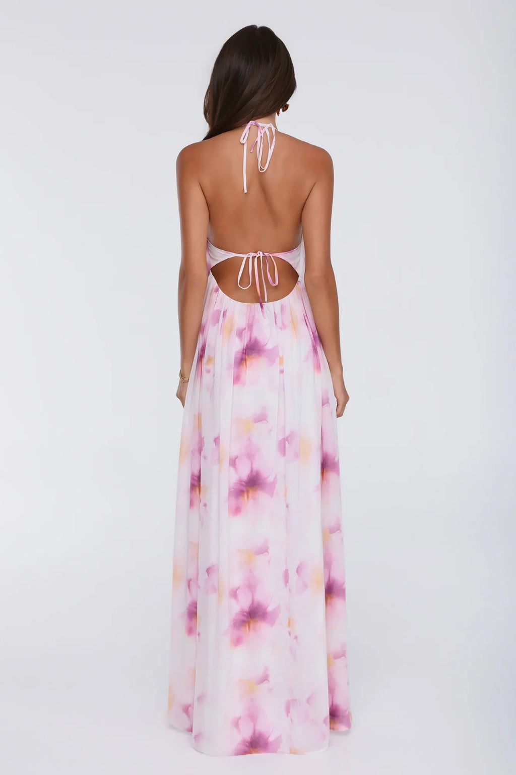 Radiant Queen Halter Maxi Dress Lilac