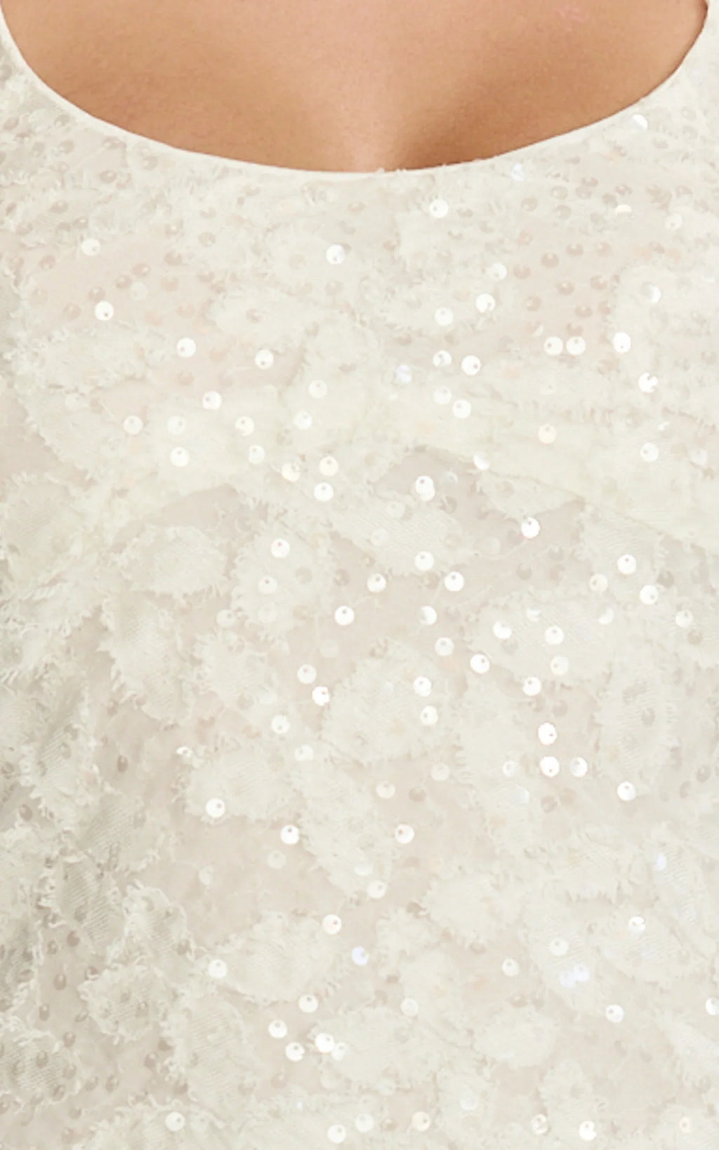 Benny Maxi Dress - Halter Neck Backless Bodycon Dress in Off White