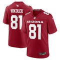 Travis Vokolek Arizona Cardinals Nike Team Game Jersey -  Cardinal