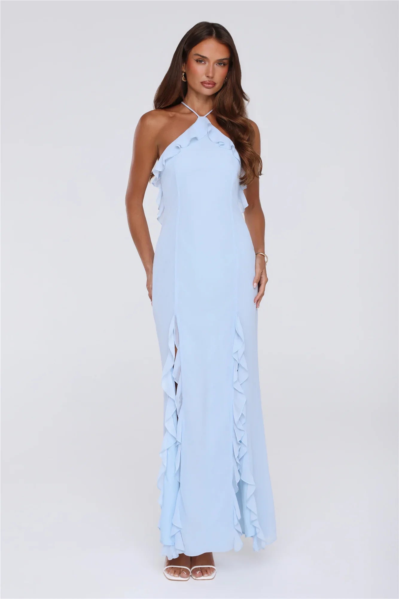 Showstopper Nights Maxi Dress Blue