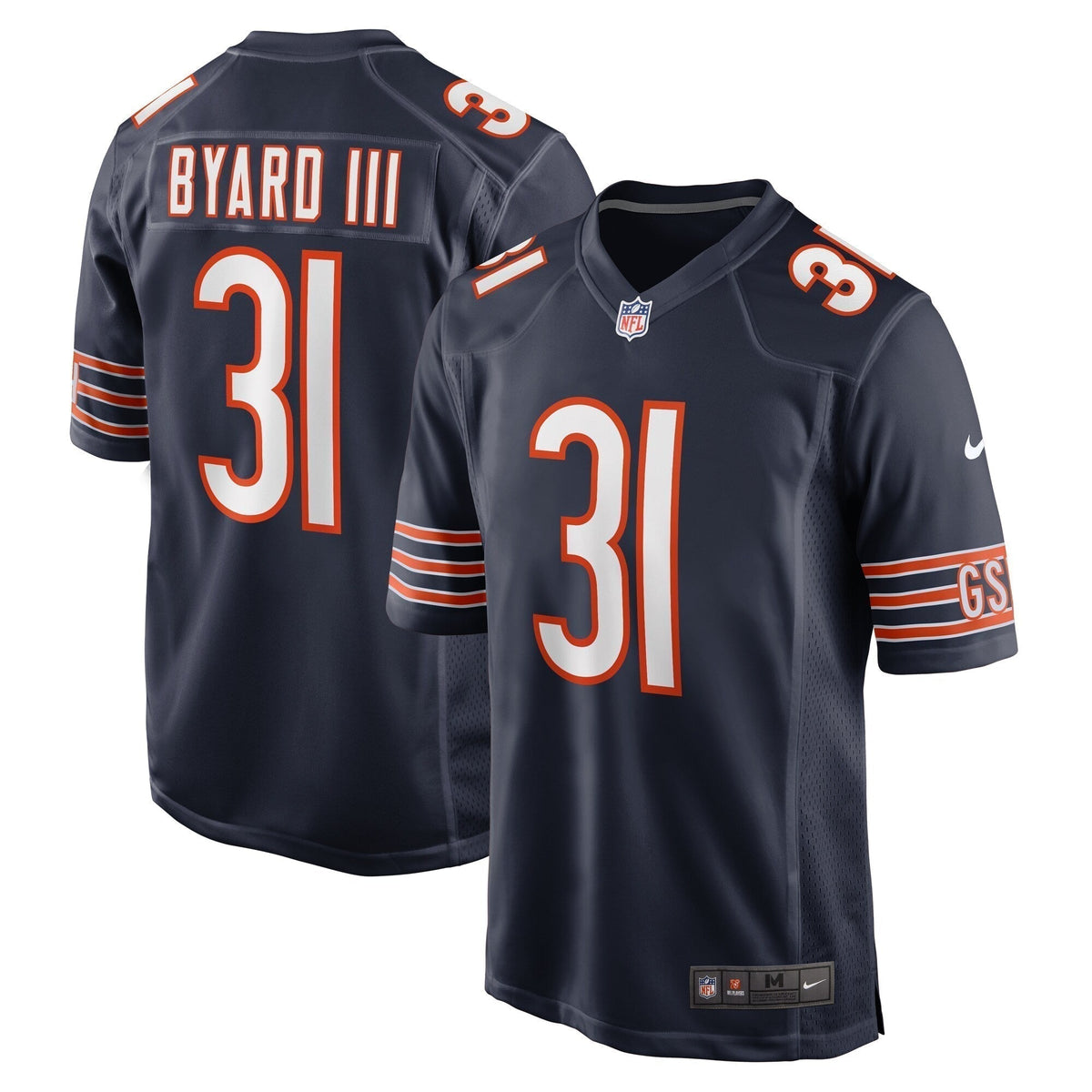 Kevin Byard III Chicago Bears Nike  Game Jersey -  Navy