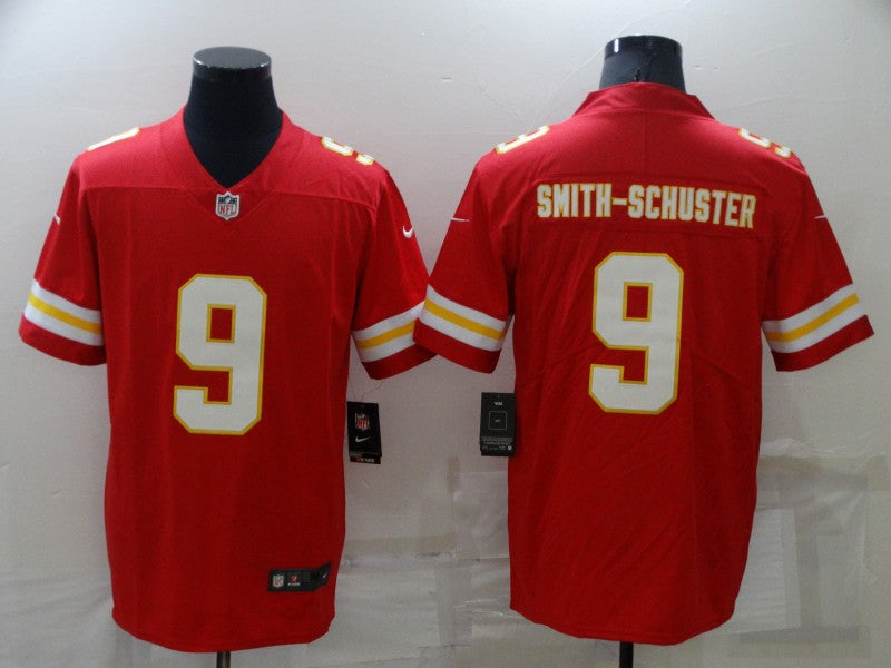 Men's Kansas City Chiefs JuJu Smith-Schuster #9 Red Game Jersey1