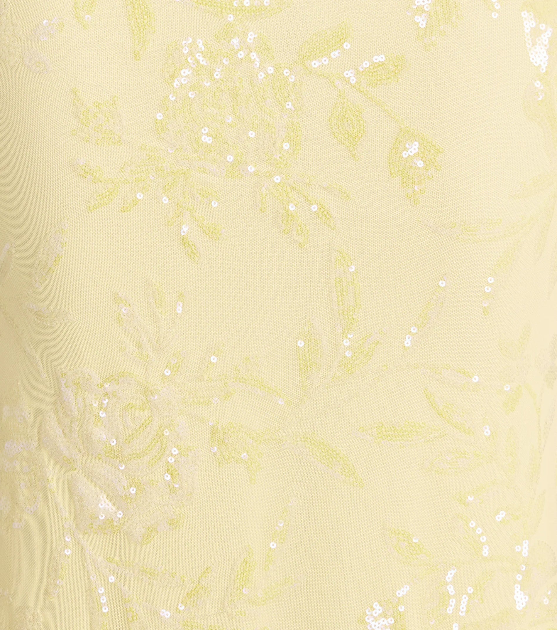 Aila Floral Sequin Mesh Mermaid Dress
