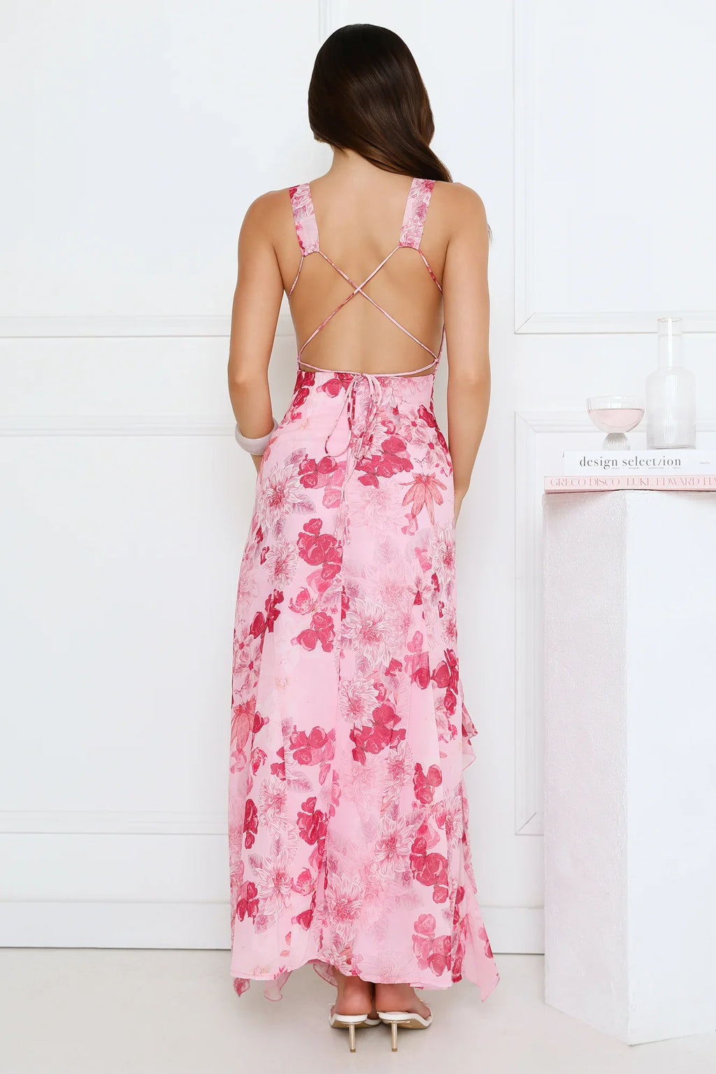 Sip And Sparkle Maxi Dress Pink