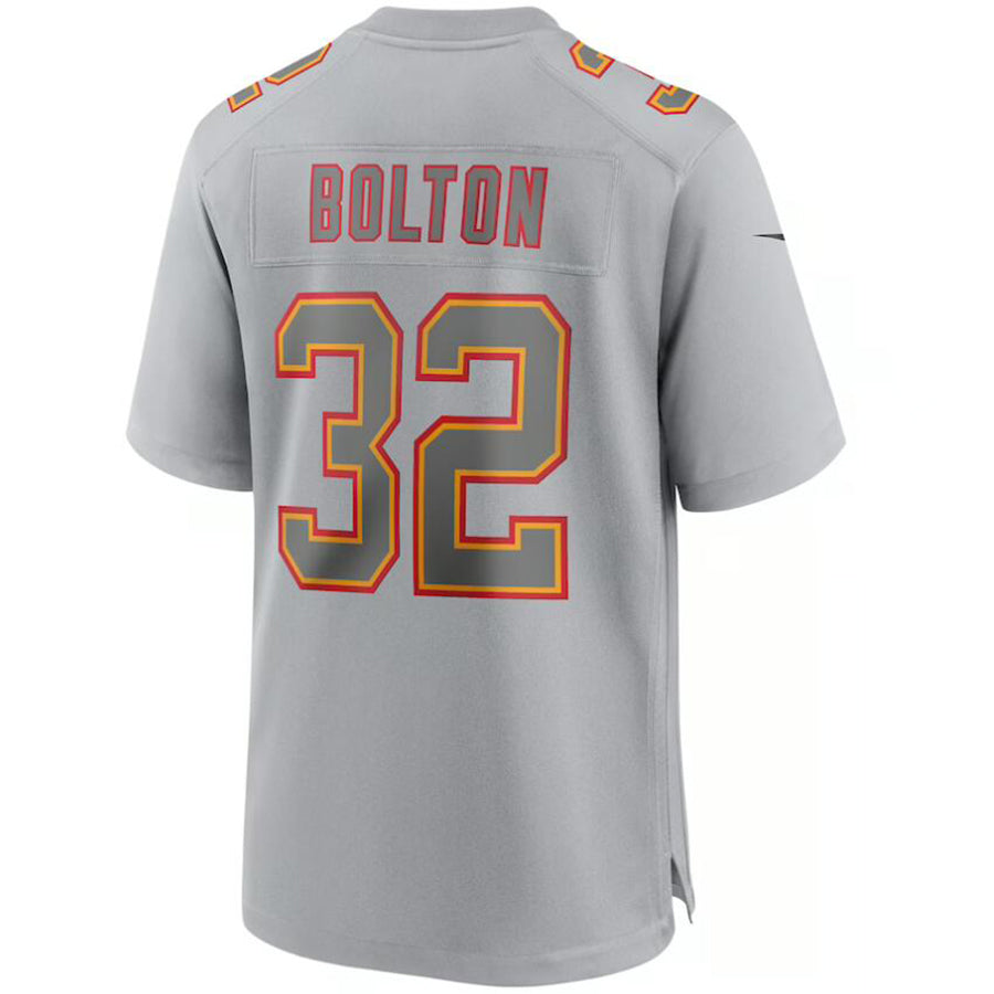 KC.Chiefs #32 Nick Bolton Player Gray Fashion Game Football Jerseys