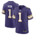 Warren Moon Minnesota Vikings Nike Classic Retired   Game Jersey - Purple