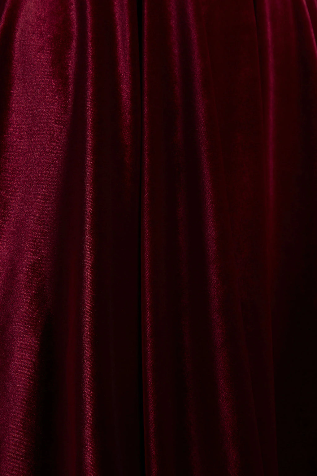Roxanne | Burgundy Velvet Square-Neck Mini Dress