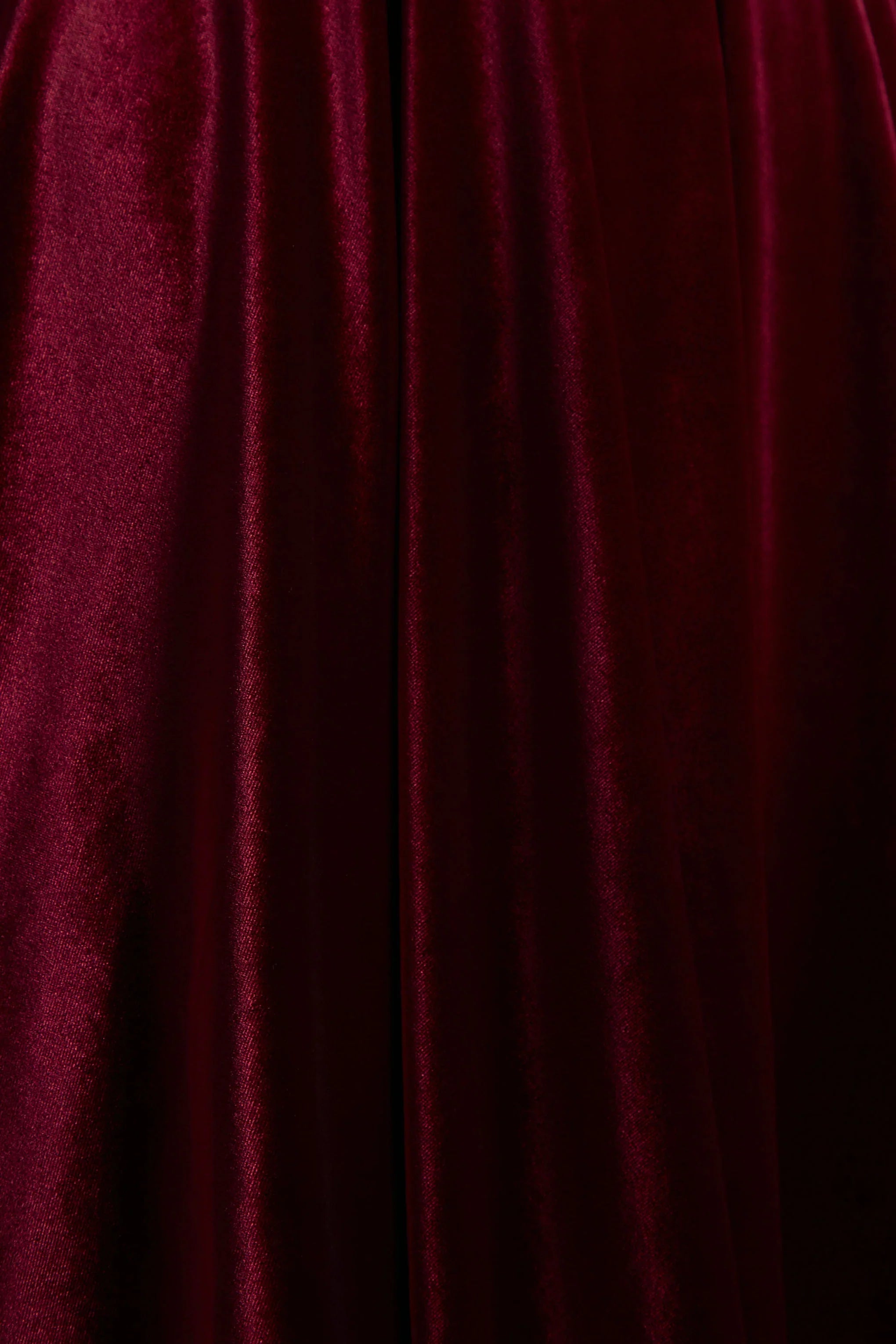 Roxanne | Burgundy Velvet Square-Neck Mini Dress