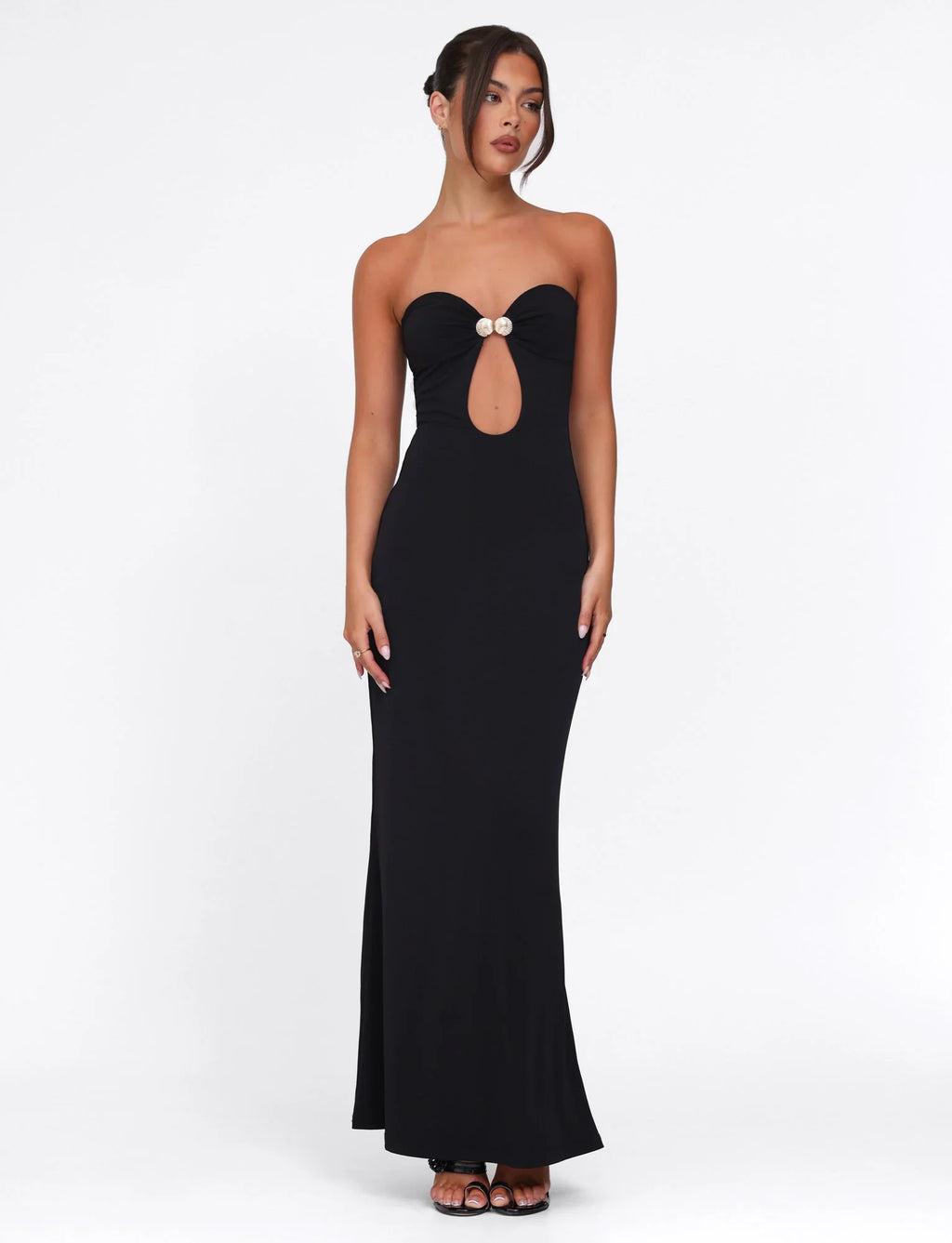 CECILY MAXI DRESS - BLACK