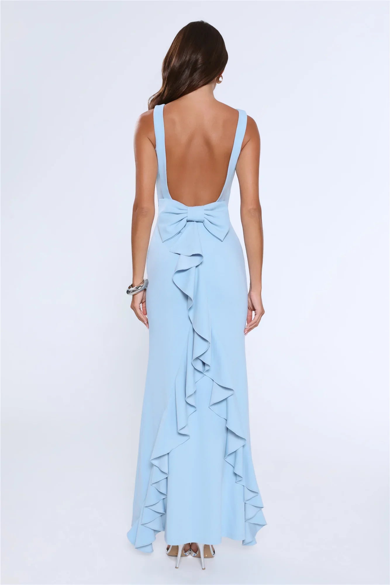 Glowing Goddess Maxi Dress Blue