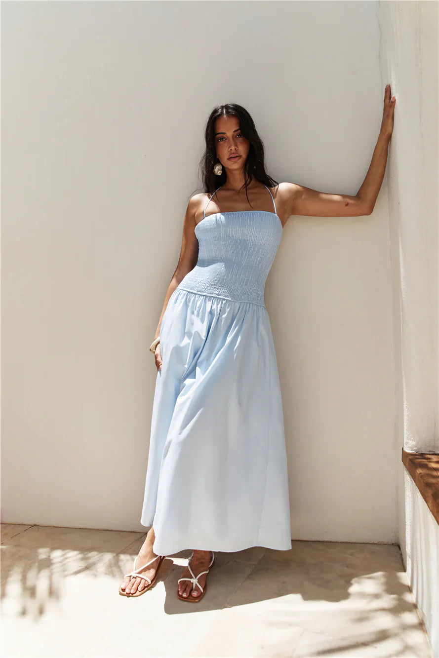 Blessed Destiny Maxi Dress Blue