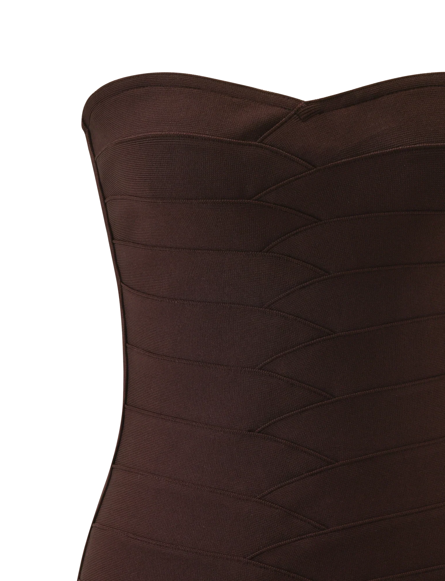 NIYA BANDAGE DRESS - CHOCOLATE